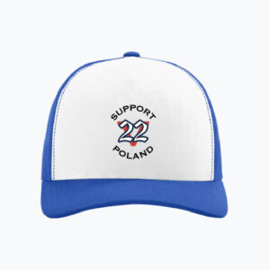 Support 22 w stylu trucker - niebieska czapka z daszkiem