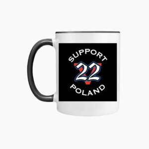 Support 22 przy kawie - czarny kubek Support 22!