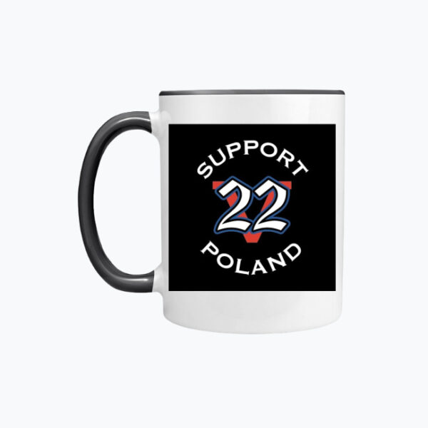 Support 22 przy kawie - czarny kubek Support 22!